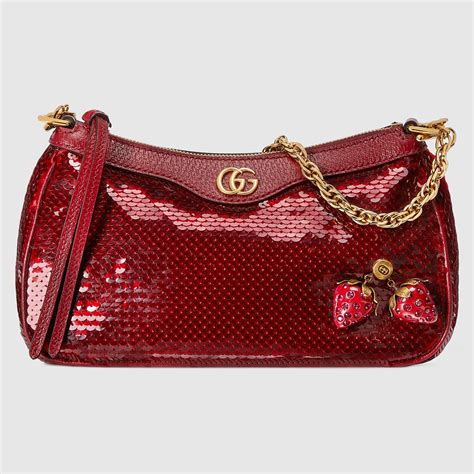 gucci kleine tasche rot|Gucci ophidia handbags.